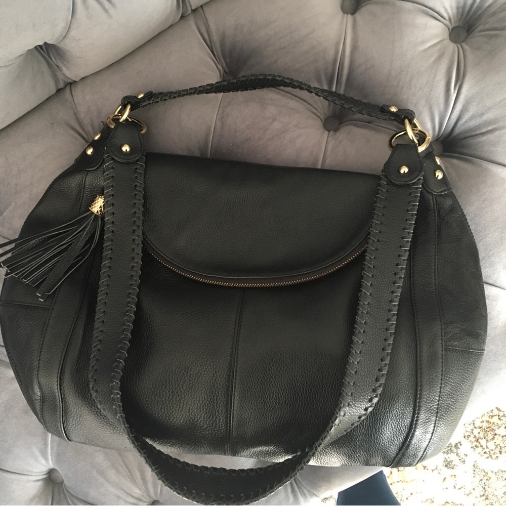Onna Ehrlich Beautiful!!!! Rachel Shoulder Bag - Black - Picture 5 of 11